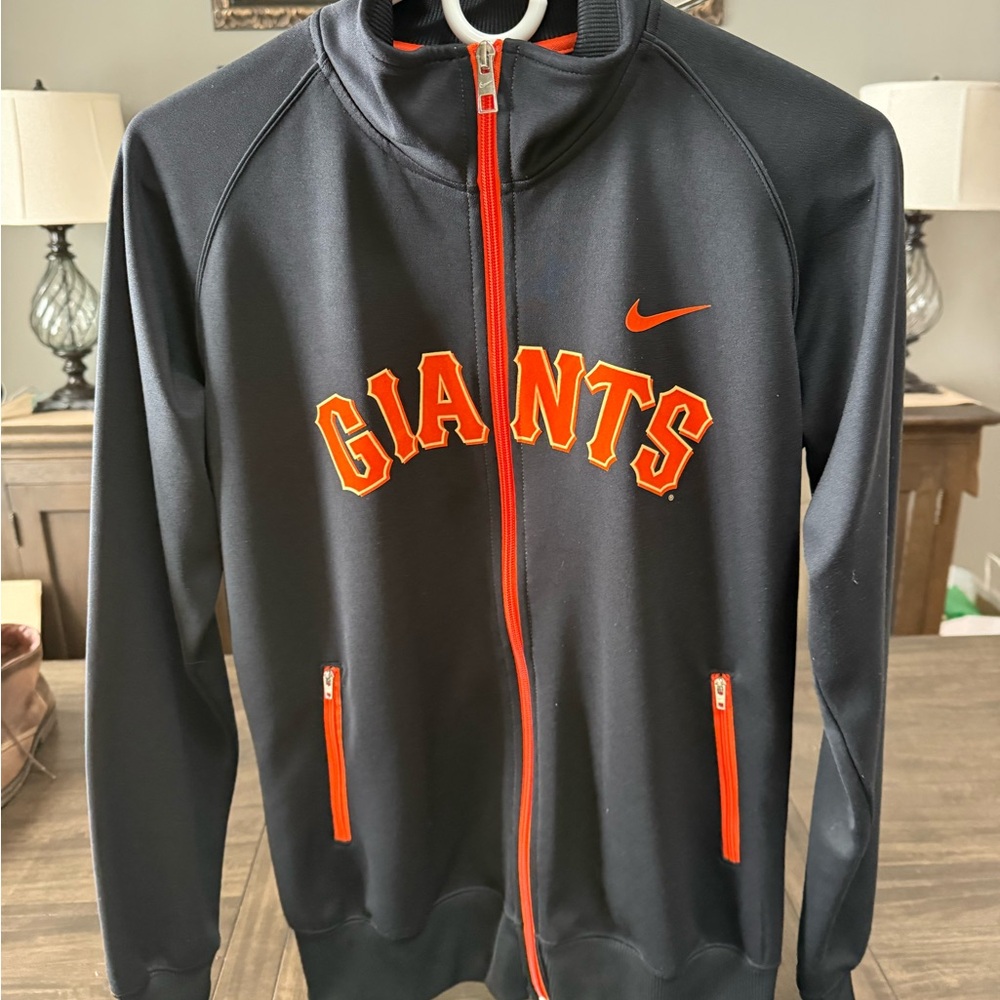 Nike San Francisco Giants Men's Large Black Track Jacket